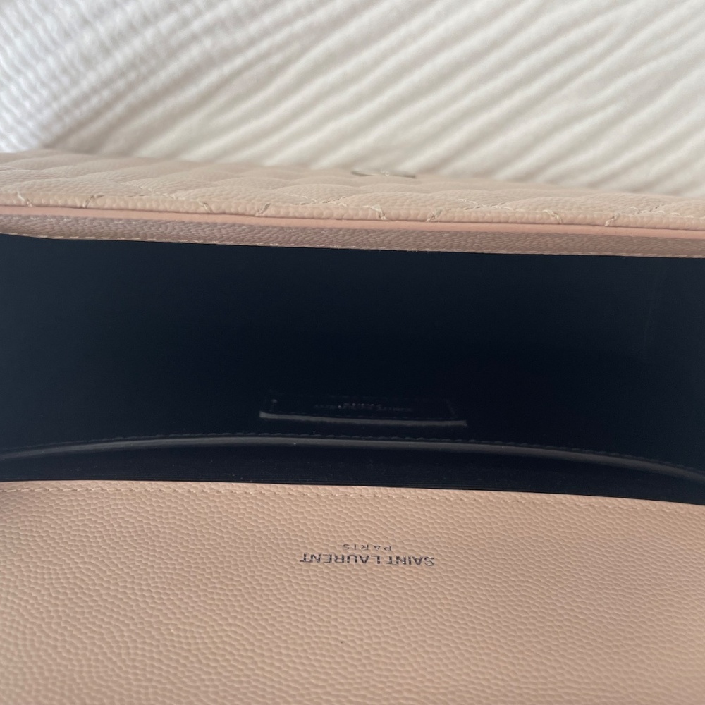 Saint Laurent YSL pink blush leather handbag, medium - Picture 7 of 8